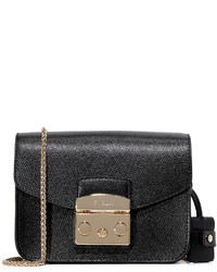 Sac en cuir noir Furla