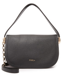 Sac en cuir noir Furla