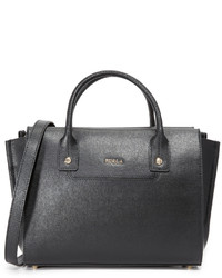 Sac en cuir noir Furla