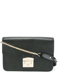 Sac en cuir noir Furla