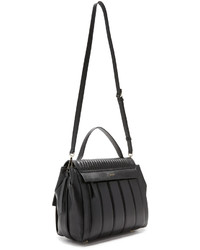 Sac en cuir noir DKNY