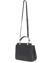 Sac en cuir noir DKNY