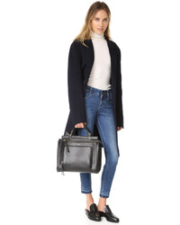 Sac en cuir noir DKNY