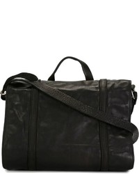 Sac en cuir noir Guidi