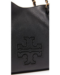 Sac en cuir noir Tory Burch