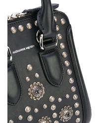 Sac en cuir noir Alexander McQueen