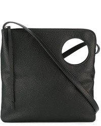 Sac en cuir noir Jil Sander Navy