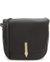 Sac en cuir noir Karen Walker