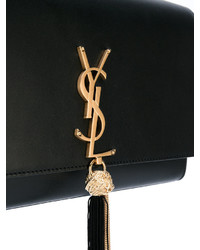 Sac en cuir noir Saint Laurent