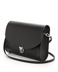 Sac en cuir noir Cambridge Satchel