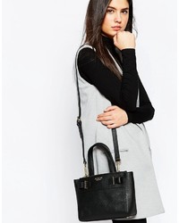 Sac en cuir noir Modalu