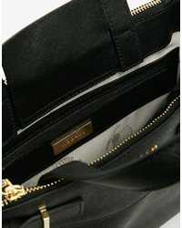 Sac en cuir noir Modalu