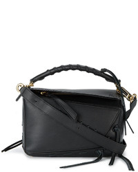 Sac en cuir noir Loewe