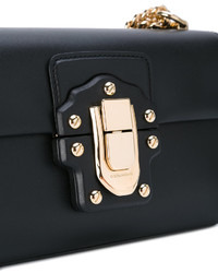 Sac en cuir noir Dolce & Gabbana