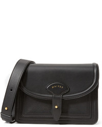 Sac en cuir noir Maiyet