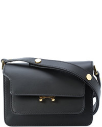 Sac en cuir noir Marni