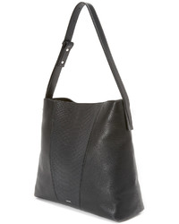 Sac en cuir noir Vince