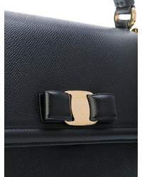 Sac en cuir noir Salvatore Ferragamo