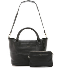 Sac en cuir noir Meli-Melo