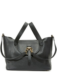 Sac en cuir noir Meli-Melo