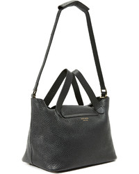 Sac en cuir noir Meli-Melo