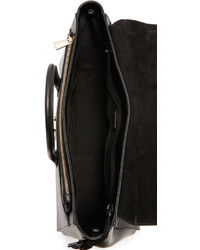 Sac en cuir noir Furla