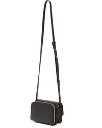 Sac en cuir noir Karen Walker