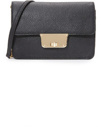 Sac en cuir noir Milly