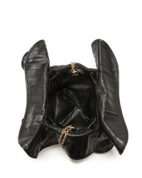 Sac en cuir noir Nina Ricci