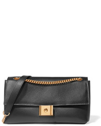 Sac en cuir noir Mulberry