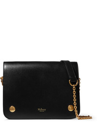 Sac en cuir noir Mulberry