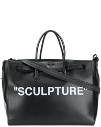 Sac en cuir noir Off-White