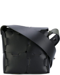 Sac en cuir noir Paco Rabanne