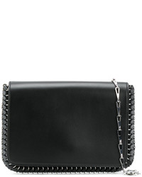 Sac en cuir noir Paco Rabanne