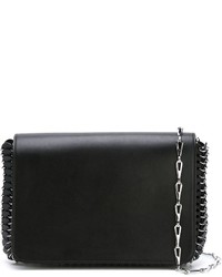 Sac en cuir noir Paco Rabanne