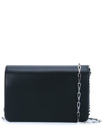 Sac en cuir noir Paco Rabanne