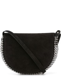 Sac en cuir noir Paco Rabanne