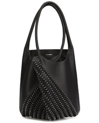 Sac en cuir noir Paco Rabanne