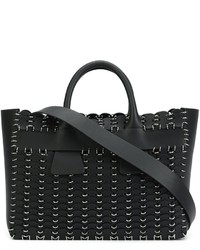 Sac en cuir noir Paco Rabanne