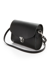 Sac en cuir noir Cambridge Satchel