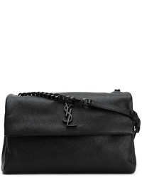 Sac en cuir noir Saint Laurent