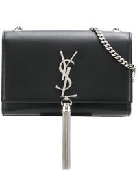 Sac en cuir noir Saint Laurent