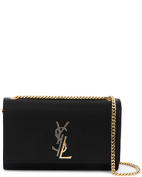 Sac en cuir noir Saint Laurent