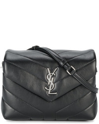 Sac en cuir noir Saint Laurent