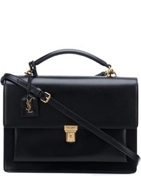 Sac en cuir noir Saint Laurent