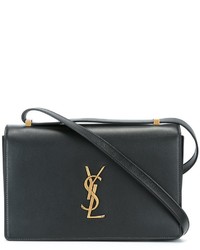 Sac en cuir noir Saint Laurent