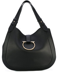 Sac en cuir noir Salvatore Ferragamo