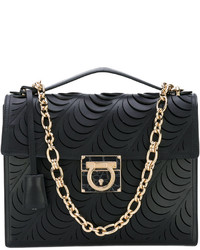 Sac en cuir noir Salvatore Ferragamo