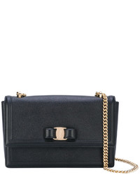 Sac en cuir noir Salvatore Ferragamo