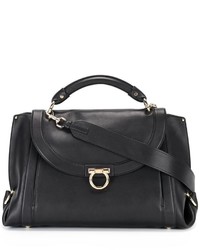 Sac en cuir noir Salvatore Ferragamo